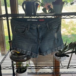 High rise Jean Shorts